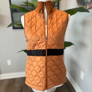 Nike Running AeroLayer Sandstone Orange Quilted Vest